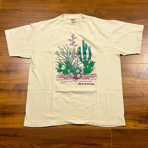NEW - Vintage 1995 Kim T - single stitch Arizona T-Shirt